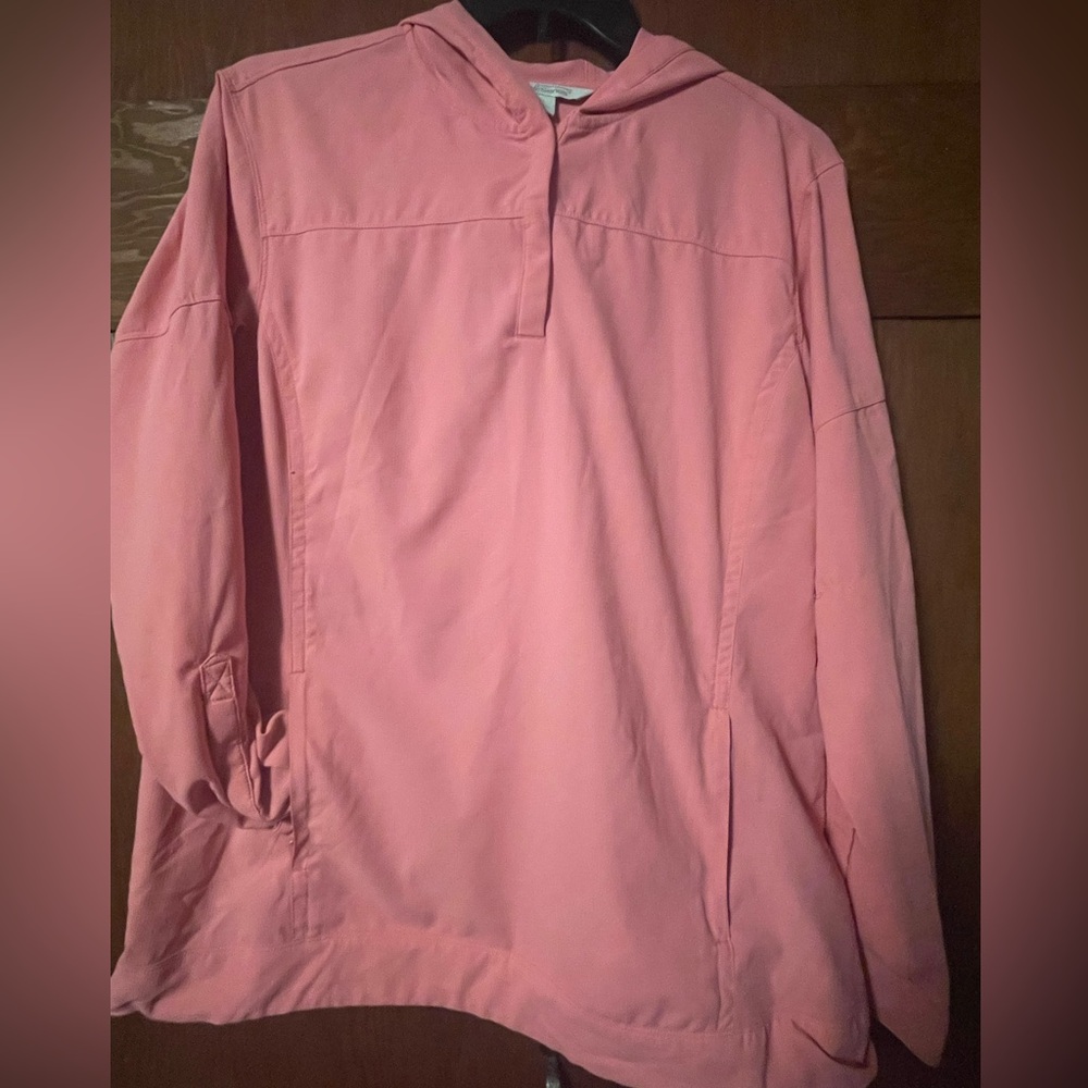 Gander Mountain Guide Series Pink Pull Over Windbreaker XL